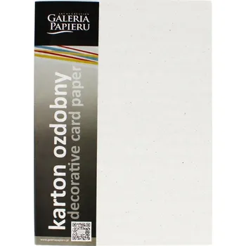 Barevný papír OZDOBNÝ KARTON BÍLÝ A4 hladký 220g PAPÍR dekorační galerie papíru 20 ks