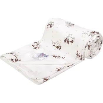 Dětská deka Kaarsgaren Letní bavlněná deka 150×200 cm – buldočci