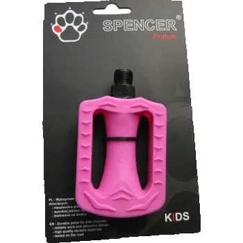 Pedál na kolo Dětské pedály Spencer růžové, dětské, blistr