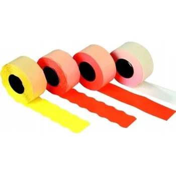 Samolepící etiketa Jednořádková etiketovací kleště Meto, pásky do etiketovacích kleští, cenové etikety v roli