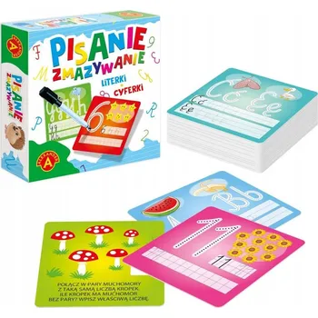 Výuková hračka Edukační hry pro 5leté děti – Psaní a mazání