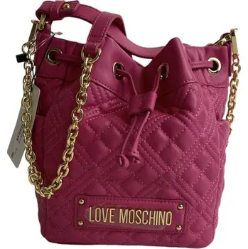 Kabelka Bucket Bag Love Moschino - růžová