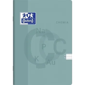 Sešit Sešit A5 s mřížkou Oxford, 60 listů, chemie - tematický