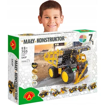 ostatní stavebnice Stavebnice Kovové na kroucení Malý konstruktér 7v1