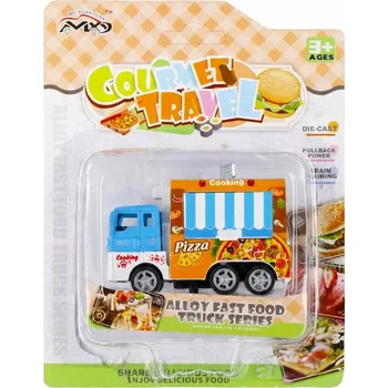 autíčko FOOD TRUCK Auto pro DĚTI kovové MEGA CREATIVE mix BAREV