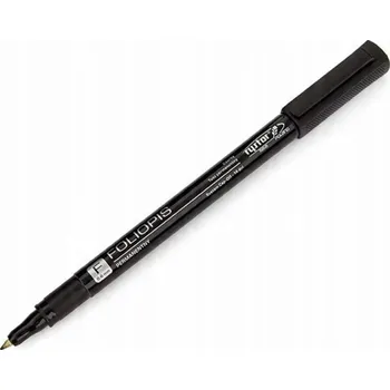 PERMANENTNÍ POPISOVAČ tenký 0.6mm černý RYSTOR TENKÉ POPISOVAČE sada 12 kusů