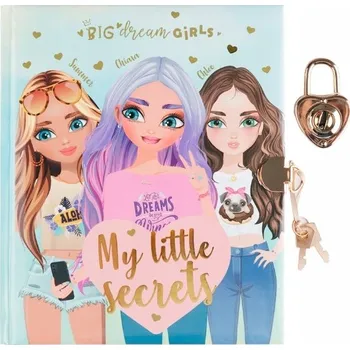 Zápisník Dívčí deník se zámkem SEKRETNIK Notes na tajemství pro holky