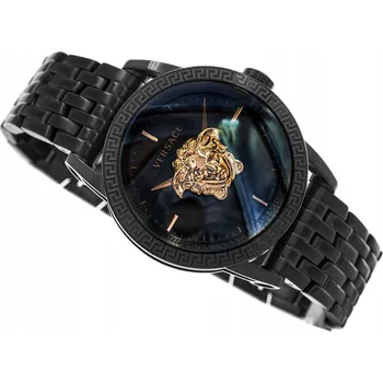 Hodinky PÁNSKÉ HODINKY VERSACE VERD00518 PALAZZO EMPIRE ČERNÉ S LOGEM