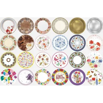 Jednorázové nádobí Papírový talířek na jedno použití