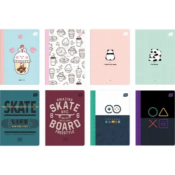 Sešit Sešit A5 s linkami Interdruk, měkká vazba, 32 listů, vícebarevný