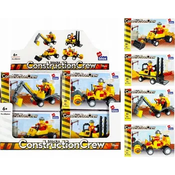 ostatní stavebnice STAVEBNICE pro děti 45 - 59 dílků STAVEBNÍ VOZIDLA alleBLOX