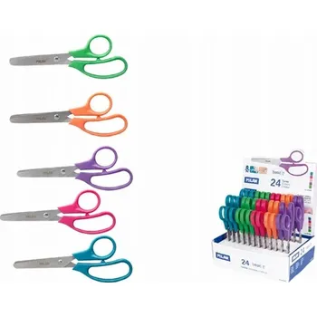 Školní nůžky, školní potřeby pro děti, barevné nůžky Milan 14 cm