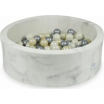 Suchý bazén Suchý bazén s míčky Mimii Mramor 90 x 40 cm