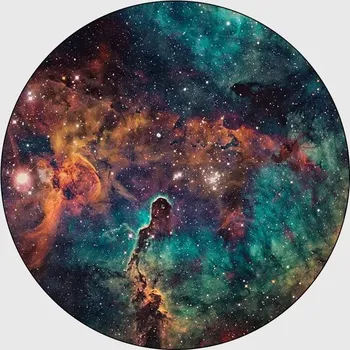 Koberec Kulatý dětský koberec galaxy | bytové vybavení - 10 , 140cm x 140cm