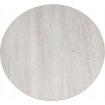 Jídelní stůl DESKA KOLO FI 680 25 mm BOROVICE BÍLENÁ