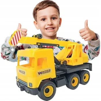 autíčko Jeřáb WADER POLESIE AUTOJEŘÁB AUTÍČKA HRAČKY Wader