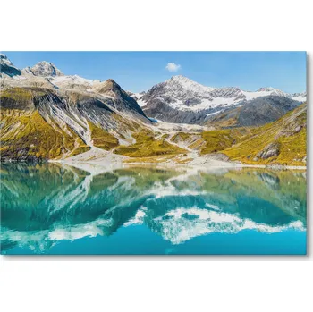 Obraz Obraz na plátně BÍLÉ DOMKY V OIA NA SANTORINI ŘECKO 30 x 20 cm