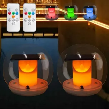 Venkovní osvětlení PLOVOUCÍ SOLÁRNÍ LAMPA LED DO BAZÉNU IP67 VODĚODOLNÁ