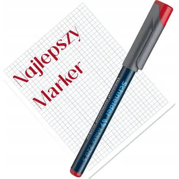 Červený Permanentní popisovač Schneider 1 ks