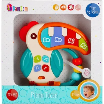 Hudební nástroj pro děti Hudební PIANINKO Tukan Pro Nejmenší HUDEBNÍ NÁSTROJE Hračky