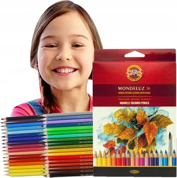 Pastelka Akvarelové Pastelky MONDELUZ KOH-I-NOOR 36 barev