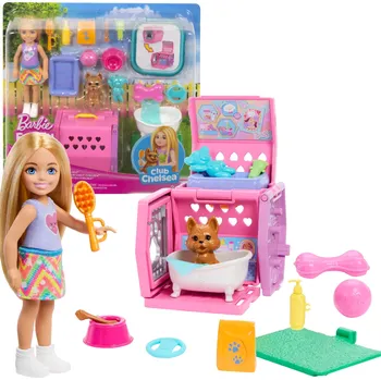 Panenka Mattel Barbie Club Chelsea Sada Family & Friends Péče O Pejska Panenka + Příslušenství