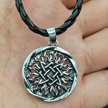 Přívěsek Dámský přívěsek veles moudrost | ochranný amulet | slovanský talisman - 13