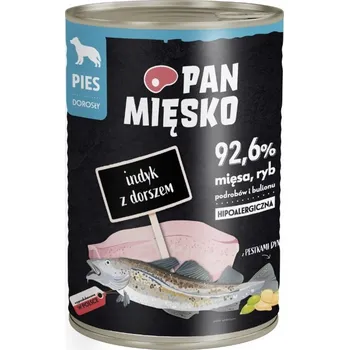 Krmivo pro psa Krmivo Krůta pro psy Pan Mięsko s krůtou a treskou 400g
