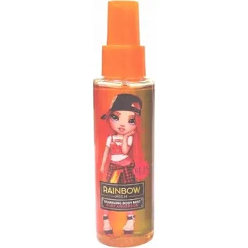 Tělový sprej BI-ES Rainbow High Tělový sprej s třpytkami oranžový 100 ml