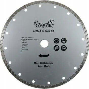 Řezný kotouč Diamantový kotouč Condor CON-DCB-1023 230 x 22,2 mm