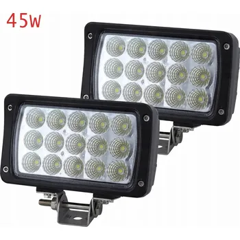 Pracovní světlo 2ks PRACOVNÍ SVĚTLO LED HALOGEN SVĚTLOMET 45W 12/24V 15LED
