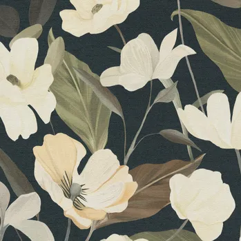 Fototapeta Tapeta na zeď VELKÉ KVĚTY KVĚTINY ECO BOHO vinylová na vliesu