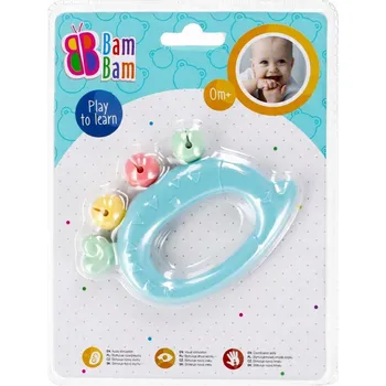 Ježek CHRASTÍTKO Pastelové SENZORICKÉ HRAČKY pro miminka 0m+ BAM BAM