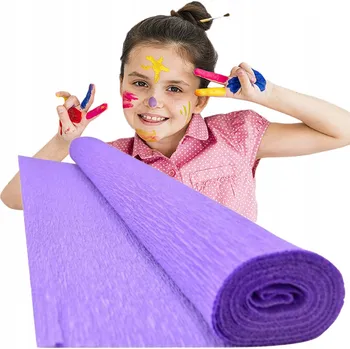 Obraz Krepová papírová stuha mačkaná BestTotal 50cm x 2m Č. 43 SVĚTLE FIALOVÁ