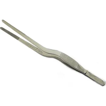 Péče o řasy a obočí Pinzeta potravinářská nerez vyhnutá 16,5cm SVANERA PINZA 9719