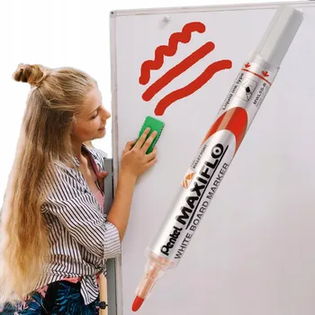 Popisovač na bílou tabuli červený Pentel 1 ks