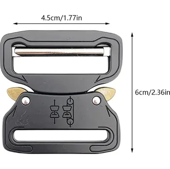 Opasek Kovová přezka na popruhy a tašky | spona - F