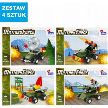 ostatní stavebnice STAVEBNICE PLASTOVÉ pro DĚTI od 6 let 30-33 dílků MILITARIA SADA alleBLOX