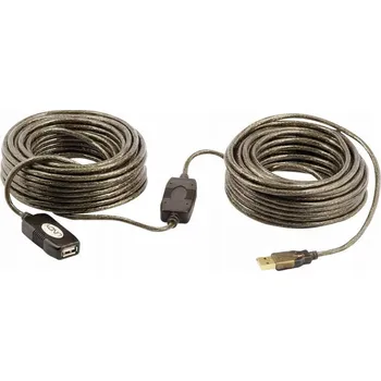 Datový kabel USB kabel LINDY LINDY USB 2.0 aktivní prodlužovací kabel 20 m