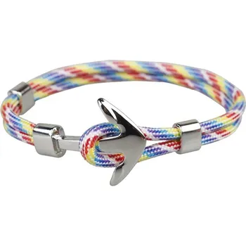 Náramek Pánský kotvový náramek v survival stylu | pánský náramek, survival náramek - Barvitý