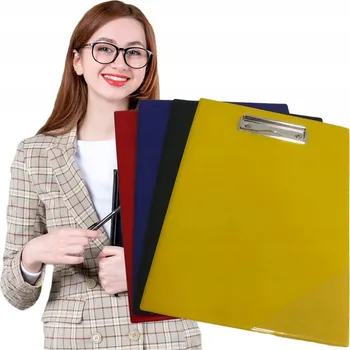 Desky s klipem A4 Cezab růžové