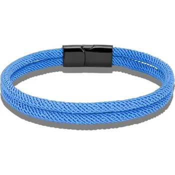 Náramek Pletený námořnický náramek s magnetem | náramek, doplněk - Modrá-1879172067 , 19 cm