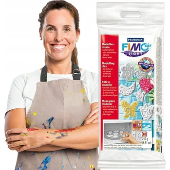 Modelovací hmota MODELOVACÍ HMOTA FIMO 250g BÍLÁ VELMI LEHKÁ 1 Ks