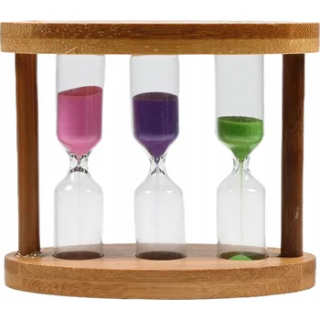 Hodiny PŘESÝPACÍ HODINY PRO DĚTI SADA 1 3 5 MINUT ČASOMĚŘIČ