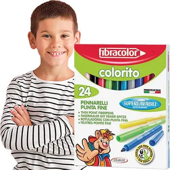 FIBRACOLOR COLORITO 24 Dětské Fixy