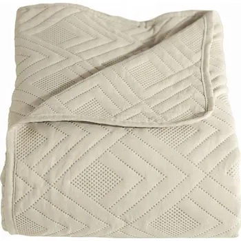 Prostěradlo Přehoz Markizeta z mikrovlákna 200 cm x 220 cm béžový