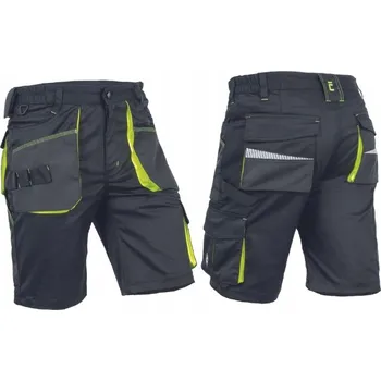 Pracovní obuv EMERTON STRETCH kraťasy černo/žluté velikost 48