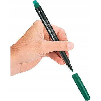 Permanentní popisovač Faber-Castell zelený 1 ks