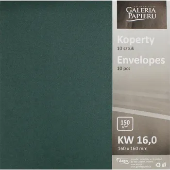 Obálka Obálka sada obálek 16 x 16, sada ozdobných obálek zelená