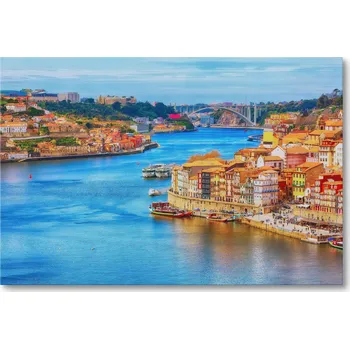 Obraz Obraz na plátně PANORAMA PORTO NAD ŘEKOU DOURO 60 x 40 cm